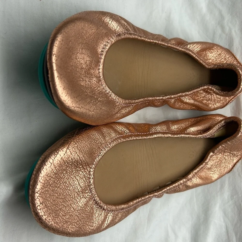 Tieks by Gavrieli- Rose Gold Glam - size 9 - Picture 2 of 5